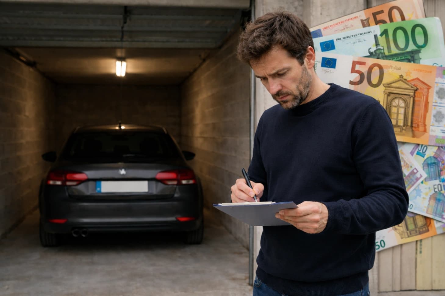 Propriétaire augmentant le loyer d’un parking, illustrant quand et comment revaloriser le prix de location d’une place de stationnement en 2026