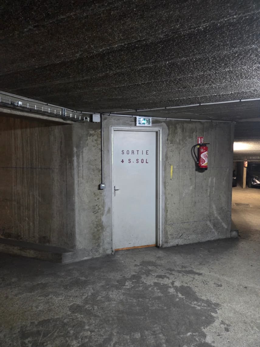 Vue du underground à 11 Rue Beudant, Paris