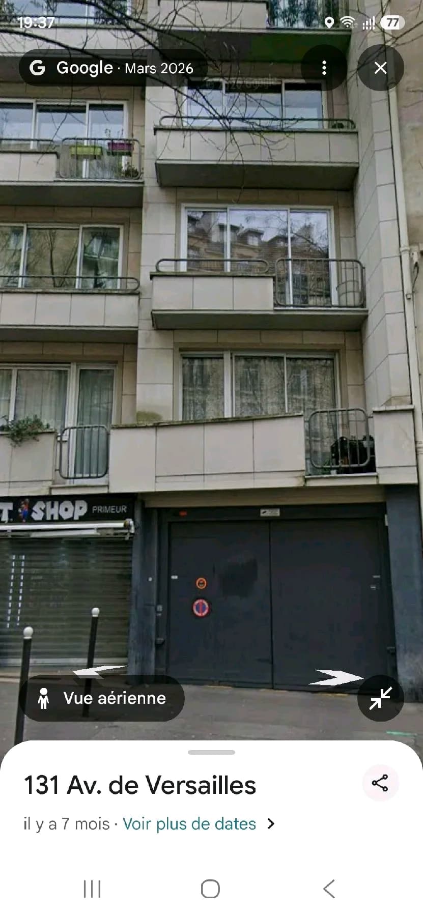 Location private box à 131 Avenue de Versailles, Paris