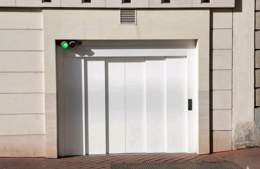 Entrée extérieure du underground à 33 Rue Marjolin, Levallois-Perret