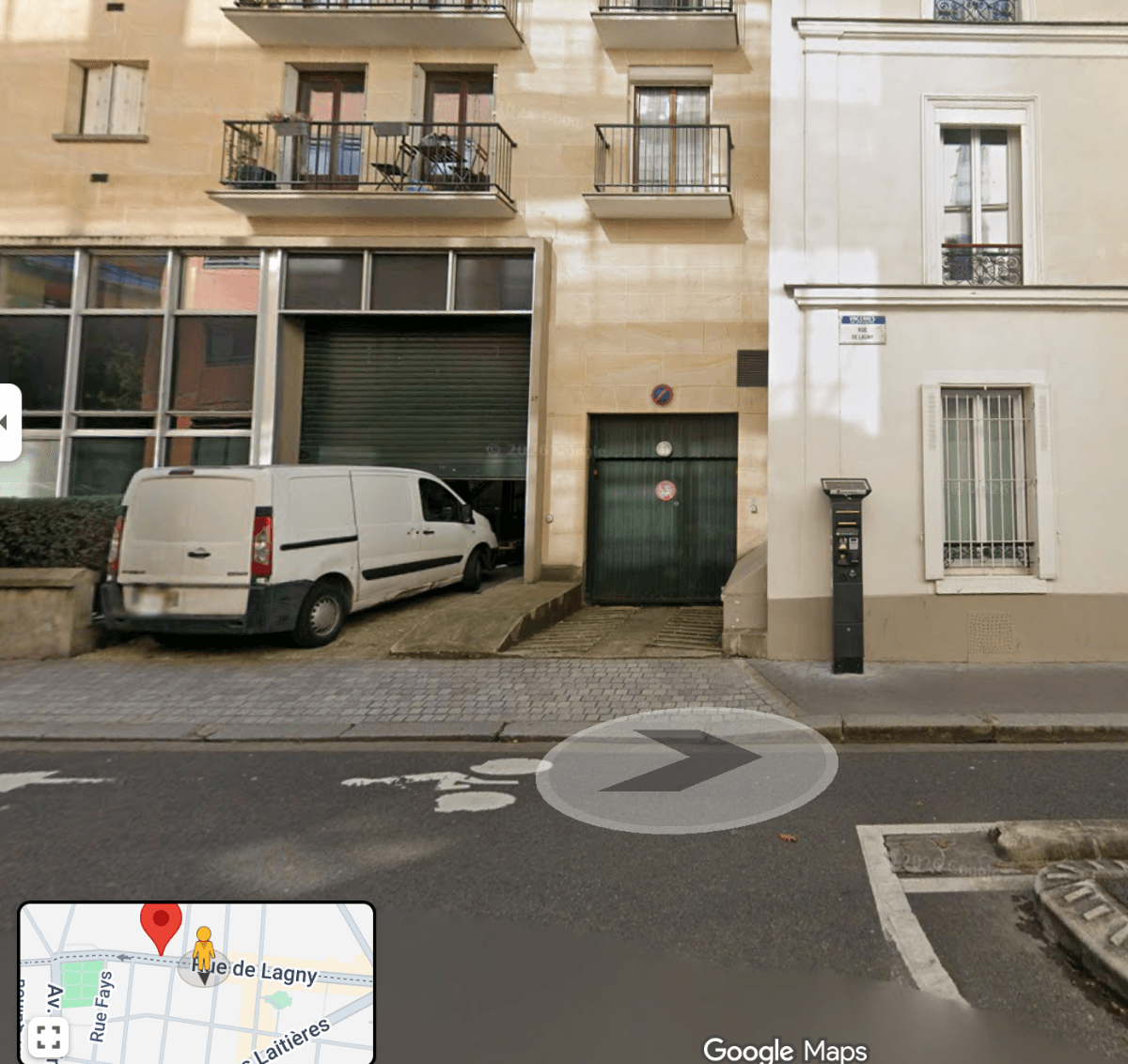 Détail du underground à 25 Rue Georges Huchon, Vincennes
